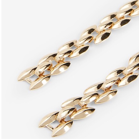 🧡EXPRESS Interlocking Chain Drop Earrings - Picture 3 of 6